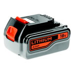 Akumuliatorius 18V 4,0 Ah Li-ion, Black+Decker
