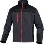Fleece jacket Brighton2, grey/black 2XL, Delta Plus