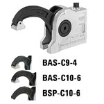 BSP-C compact clamp, fixing hole open, Bessey