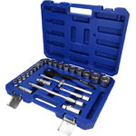 1/2" socket set 25pcs, Brilliant Tools