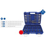 Otsakupadrunikomplekt 1/2``, XZN, 26-osa, Brilliant Tools