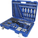 Muciņu komplekts, 216-gab., 1/4", 3/8", 1/2", Brilliant Tools