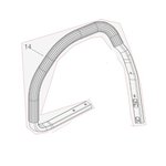 Handle. front CS-501SXH, Echo