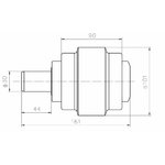 Carrier roller ProTrack, ASTRAK