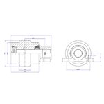 Track roller, upper DuraTrack 331/42441, ASTRAK