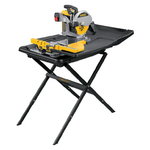 Wet tile saw D24000, with 250mm disc + legstand, DeWalt