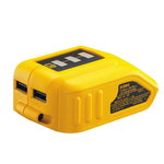 USB adapter, 2x1,5A. Sobib 10,8 - 54V akudele, DeWalt