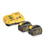 Flexvolt kiirlaadija 8 A +  2 x 54V/2.0Ah 18V/6.0 Ah, DeWalt