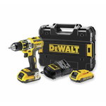 Cordless drill DCD790D2, brushless, 18V / 2 x2,0Ah, DeWalt