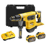Cordless ham. drill DCH481X2, SDS-Max, Flexvolt, 9,0 Ah, DeWalt