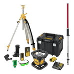 Rotary laser DCK379D1G, green line, 600m, 18V / 2,0Ah, DeWalt