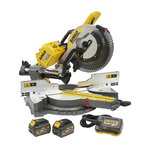 Cordless mitre saw DHS780T2A, 305mm, Flexvolt, 108V / 2,0Ah, DeWalt