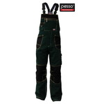 Bibpants darkgreen/black 52-54/200, Pesso