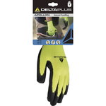 Gloves, KNITTED TERYLENE - LATEX FOAM COATING PALM 8, Delta Plus