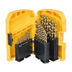 Twist drills set 29 pcs Ø1-13mm HSS-G EXTREME 2, DeWalt
