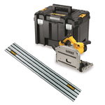 Plunge saw DWS520KTR, 1300W, 150mm + guide rail, DeWalt