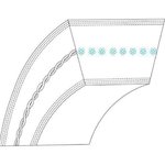 Siksna JD 145 pannai 48'' GX21833, John Deere