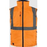 Bodywarmer reversible FFidji3, Hi-Vis orange/dark navy 3XL, Delta Plus