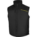 Vest Fidji 3 PVC-coated polyster pongee vest, black M, Delta Plus