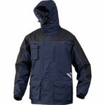 Ziemas jaka ar kapuci Finnmark, zila/melna, 3XL, Delta Plus
