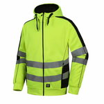 Hi. vis  hoodie, FL05, CL2, yellow L, Pesso