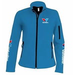 Softshell jacket VALVOLINE Aqua blue, ladies S, Valvoline