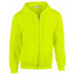 High-Visibility hooded sweatshirt 18600 yellow 2XL, OTHER