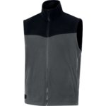 Flīsa veste Gilli, tumši pelēka/melna, M, Delta Plus