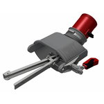 Otsik, summutisisene kinnitus, vasak D=100mm, Worky