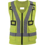 High vis vest HARVESGI CL1, yellow STD, Delta Plus
