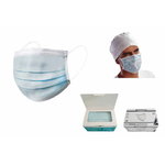Medical face masks, blue, Delta Plus