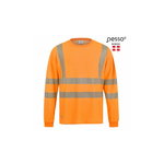 Hi-vis T-shirt Hvm cotton long sleeves, orange M, Pesso