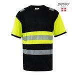 Hi-vis T-shirt Hvmj, CL1 yellow/black L, Pesso