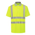 Hi-vis polo shirt Hvp, yellow 2XL, Pesso