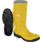 Rubber safety boots Iron S5 SRC, yellow/black 40, Delta Plus