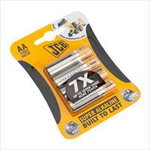 AA Batteries ( Card of 4 ), JCB