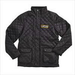 Fleece lined Black quilted jacket - Medium, JCB