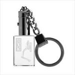 Crystal LED Keyring - Excavator, JCB
