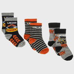 Socks, 3 pairs, Dig It 9/12, JCB
