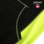 Hi. vis  hoodie, Jersey_HV, black/yellow 4XL, Pesso