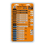 Jig saw bladede set, 16pcs in pack, CMT