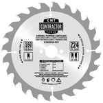 Saw blade K CONTRACTOR® 160x2,2/1,4x20mm Z40 a=10° ß=15° ATB, CMT
