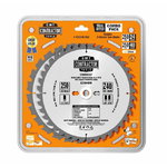 Saw bladete set, 3pcs 216x2,4/30, Z24/48, -5° Neg, CMT