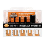 Spiral bit set 5-piece S=8mm D=4/6/8/10/20mm Z2 RH, CMT
