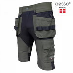 Shorts with holsterpockets Titan Flexpro, green C46, Pesso