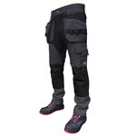 Trousers with holsterpockets Titan Flexpro, grey C52, Pesso