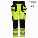 Trousers Hi-viz  Uranus Flexpro CL2 yellow C44, Pesso
