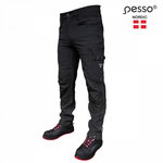 Bikses Mercury Stretch, melnas, C50, Pesso