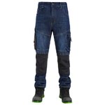 Darba bikses KD155, džinsa auduma, zilas, XL, Pesso