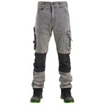 Darba bikses KD155, džinsa auduma, pelēkas, 3XL, Pesso